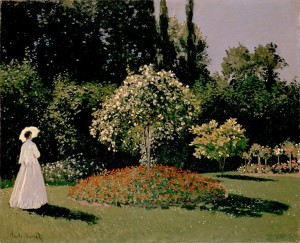 Monet Woman in the Garden Guard Your Heart