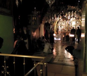 Calvary on Pentecost morning.